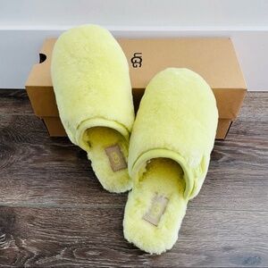 UGG Fluffette Slippers Yellow Size 6